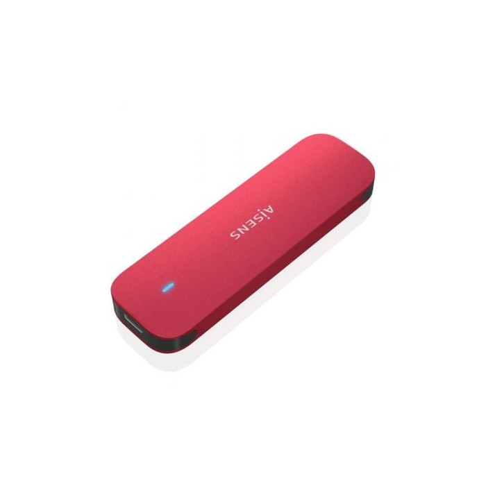 Caja Externa para Disco SSD M.2 NVMe Aisens ASM2-027RED/ USB 3.2/ Sin tornillos | Cajas Externas