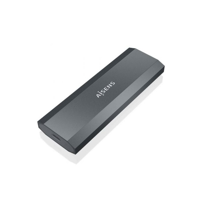 Caja Externa para Disco SSD M.2 NVMe Aisens ASM2-029GR/ USB 3.2/ Sin tornillos | Cajas Externas