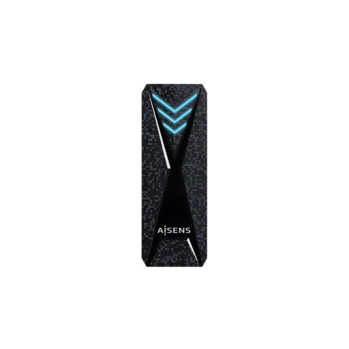 Caja Externa para Disco SSD M.2 NVMe Aisens ASM2-RGB013B/ USB 3.2 Gen2/ Sin Tornillos | Cajas Externas
