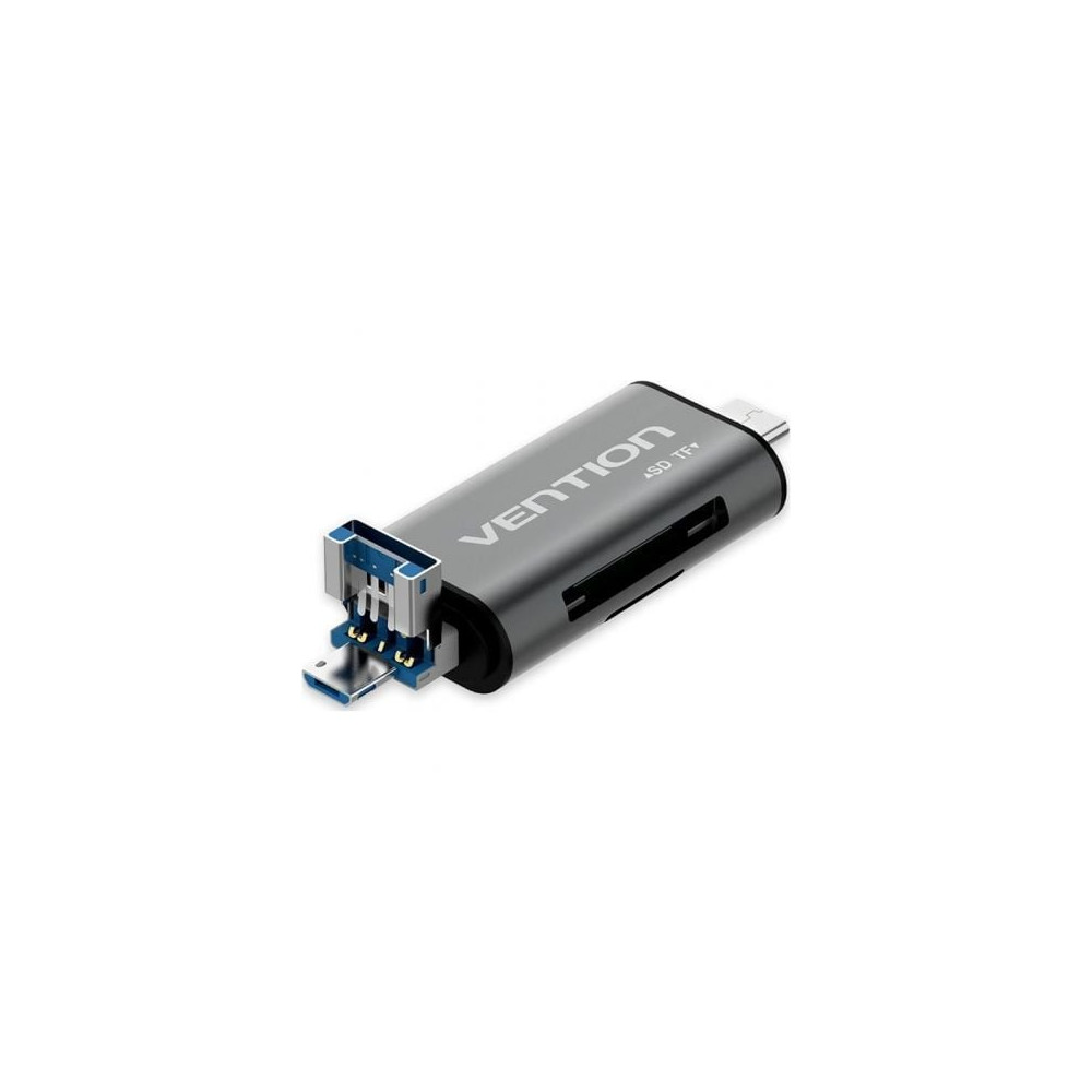 Lector de Tarjetas Externo Vention CCHH0/ USB 3.0 | Lectores de Tarjetas
