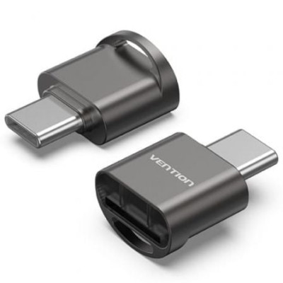 Lector de Tarjetas Externo Vention CLMH0/ USB Tipo-C | Lectores de Tarjetas