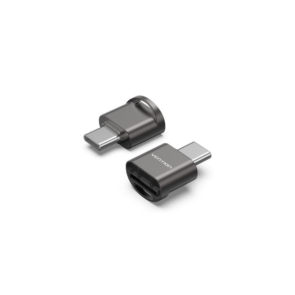 Lector de Tarjetas Externo Vention CLMH0/ USB Tipo-C | Lectores de Tarjetas