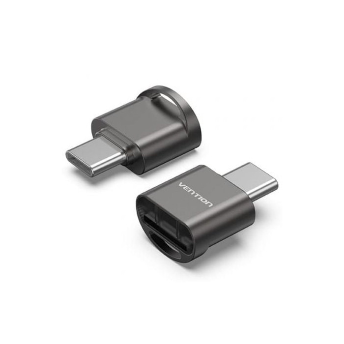 Lector de Tarjetas Externo Vention CLMH0/ USB Tipo-C | Lectores de Tarjetas