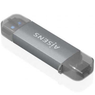 Lector de Tarjetas Externo Aisens ASCR-2AC08-GR/ USB 3.1 | Lectores de Tarjetas