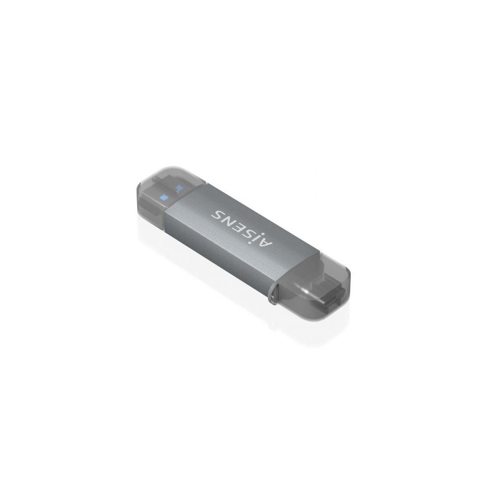 Lector de Tarjetas Externo Aisens ASCR-2AC08-GR/ USB 3.1 | Lectores de Tarjetas