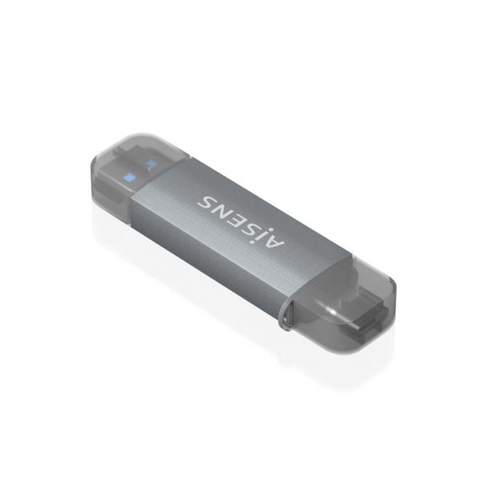 Lector de Tarjetas Externo Aisens ASCR-2AC08-GR/ USB 3.1 | Lectores de Tarjetas