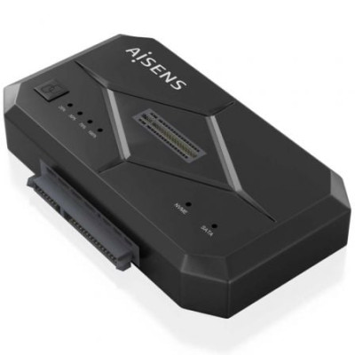 Docking Station para SSD M2 SATA/NVMe Aisens ASDS-M2SATA04B | Docks para Discos