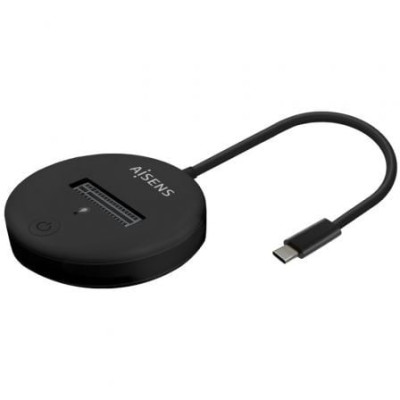 Dock USB Tipo-C para SSD M2 SATA/NVMe Aisens ASUC-M2D013-BK/ Negro | Cajas Externas