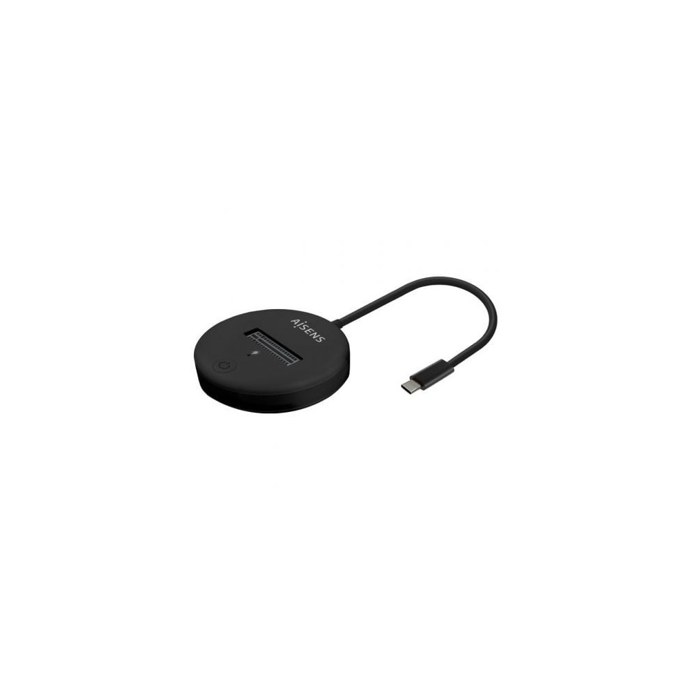 Dock USB Tipo-C para SSD M2 SATA/NVMe Aisens ASUC-M2D013-BK/ Negro | Cajas Externas