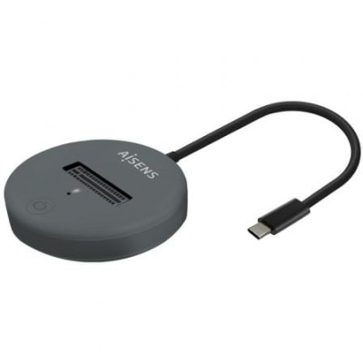 Dock USB Tipo-C para SSD M2 SATA/NVMe Aisens ASUC-M2D014-GR/ Gris | Cajas Externas