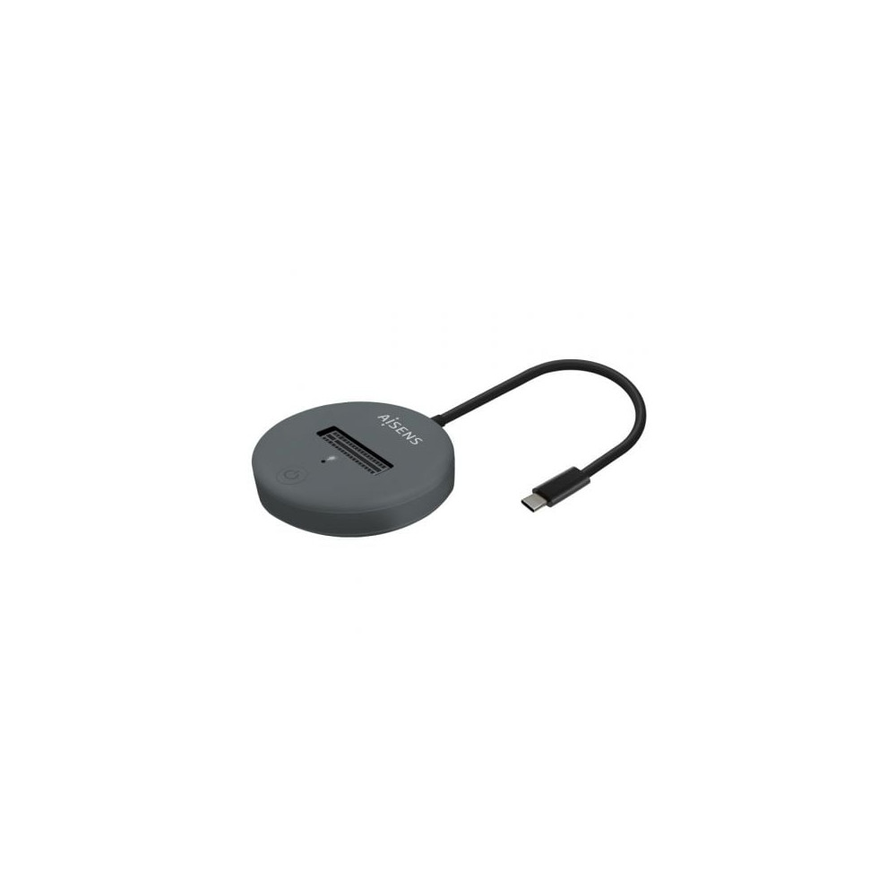 Dock USB Tipo-C para SSD M2 SATA/NVMe Aisens ASUC-M2D014-GR/ Gris | Cajas Externas
