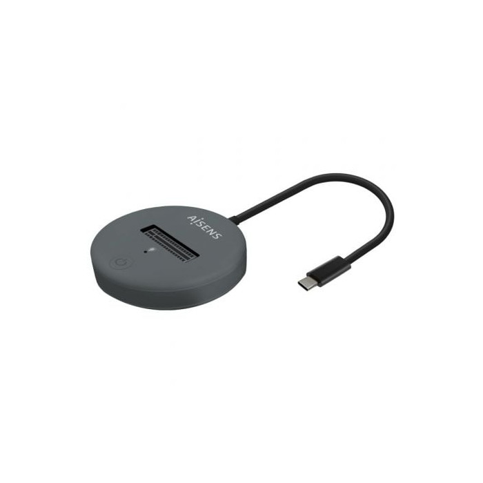 Dock USB Tipo-C para SSD M2 SATA/NVMe Aisens ASUC-M2D014-GR/ Gris | Cajas Externas