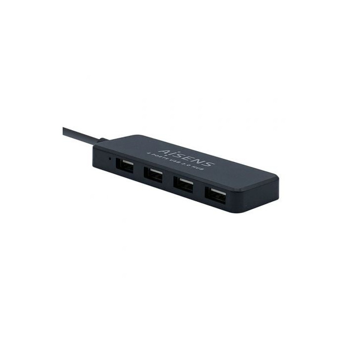 Hub USB 2.0 Aisens A104-0402/ 4xUSB | Hubs USB