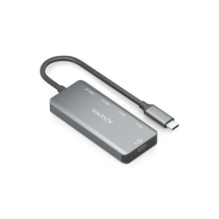 Hub USB Tipo-C Aisens A109-0946/ 2xUSB/ 2xUSB Tipo-C/ 1xUSB Tipo-C PD/ Gris | Hubs USB