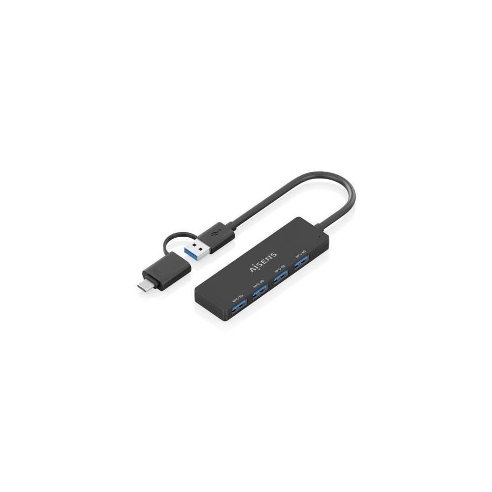 Hub USB Tipo-C + USB 3.1 Aisens A109-0987/ 4xUSB | Hubs USB