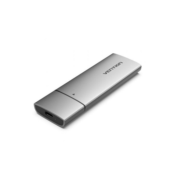 Caja Externa para Disco SSD M.2 NVMe Vention USB Tipo-C  KPGH0/ USB 3.1/ Sin tornillos | Cajas Externas