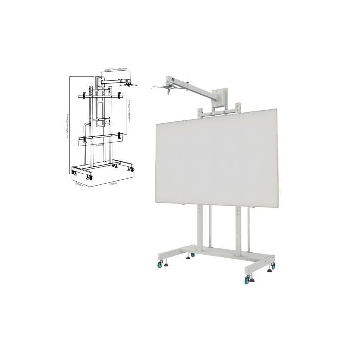 Soporte para Pizarra Interactiva Approx appIBSTD/ 80-120' | Pizarras Digitales