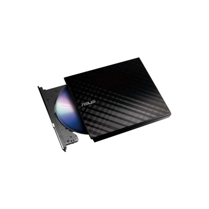 Grabadora Externa CD/DVD Asus SDRW-08D2S-U Lite/ Negra | Grabadoras DVD