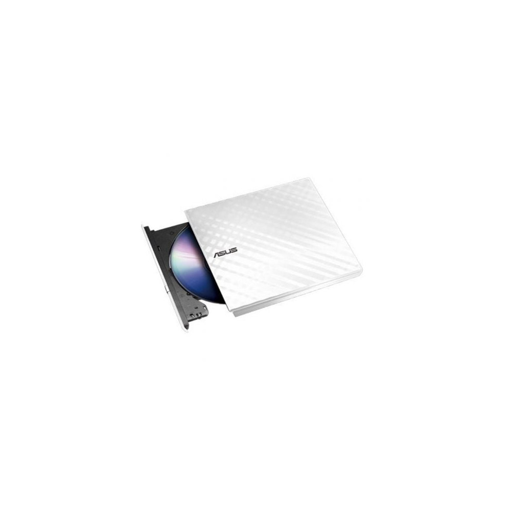 Grabadora Externa CD/DVD Asus SDRW-08DS2S-U Lite/ Blanco | Grabadoras DVD