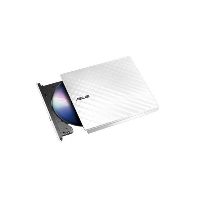 Grabadora Externa CD/DVD Asus SDRW-08DS2S-U Lite/ Blanco | Grabadoras DVD