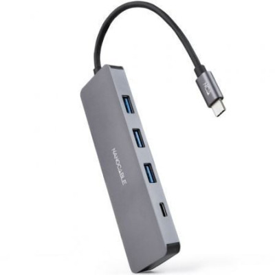 Hub USB Tipo-C Nanocable 10.16.4409/ 3xUSB/ 1xUSB Tipo-C/ Gris | Hubs USB