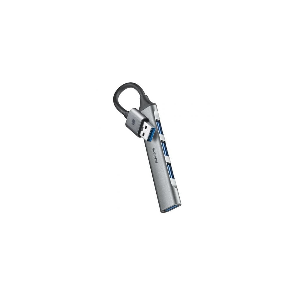Hub USB NGS IHUB4 Micro/ 4xUSB/ Gris | Hubs USB
