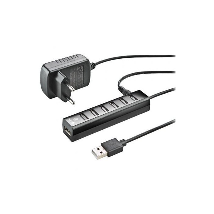 Hub USB 2.0 con Alimentación Externa NGS IHUB7 Tiny/ 7xUSB | Hubs USB