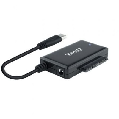 Adaptador para Discos Duros 2.5'/3.5' Tooq TQHDA-01A/ USB 3.0 Macho - SATA | Cajas Externas