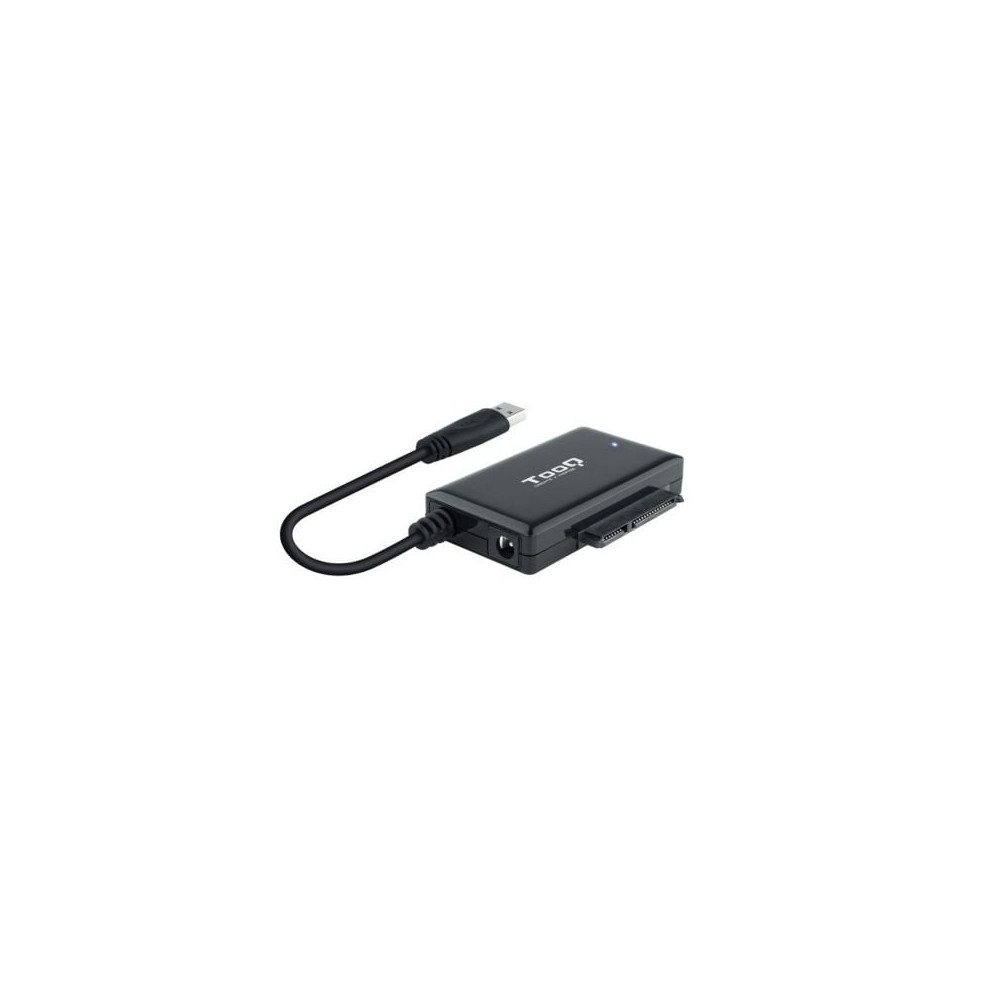 Adaptador para Discos Duros 2.5'/3.5' Tooq TQHDA-01A/ USB 3.0 Macho - SATA | Cajas Externas