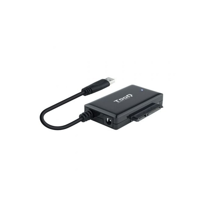 Adaptador para Discos Duros 2.5'/3.5' Tooq TQHDA-01A/ USB 3.0 Macho - SATA | Cajas Externas