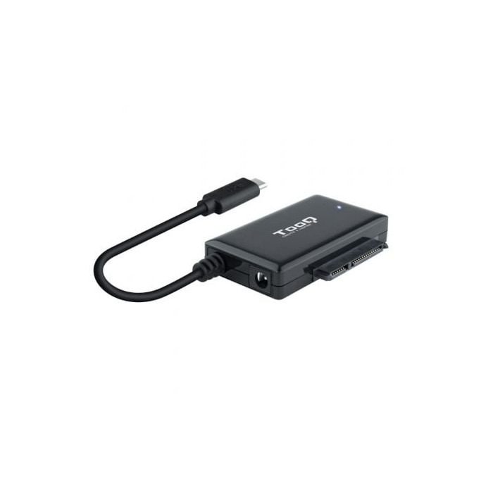 Adaptador para Discos Duros 2.5'/3.5' TooQ TQHDA-02C/ USB Tipo-C Macho - SATA | Cajas Externas