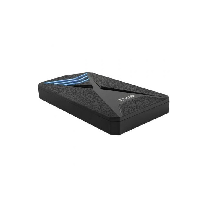 Caja Externa Gaming para Disco Duro de 2.5' TooQ TQE-2550BL/ USB 3.1/ Sin tornillos | Cajas Externas