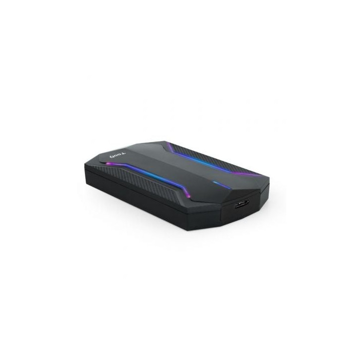 Caja Externa Gaming para Disco Duro de 2.5' TooQ TQE-2599RGB/ USB 3.1/ Sin tornillos | Cajas Externas