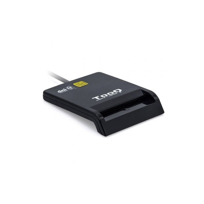 Lector de DNI TooQ TQR-210B/ USB 2.0/ Negro | Lectores DNI