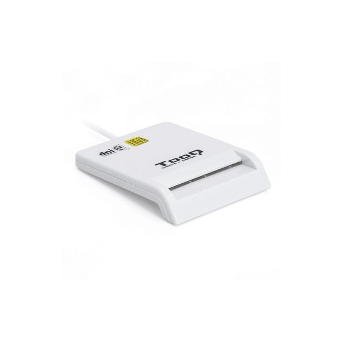 Lector de DNI TooQ TQR-210W/ USB 2.0/ Blanco | Lectores DNI