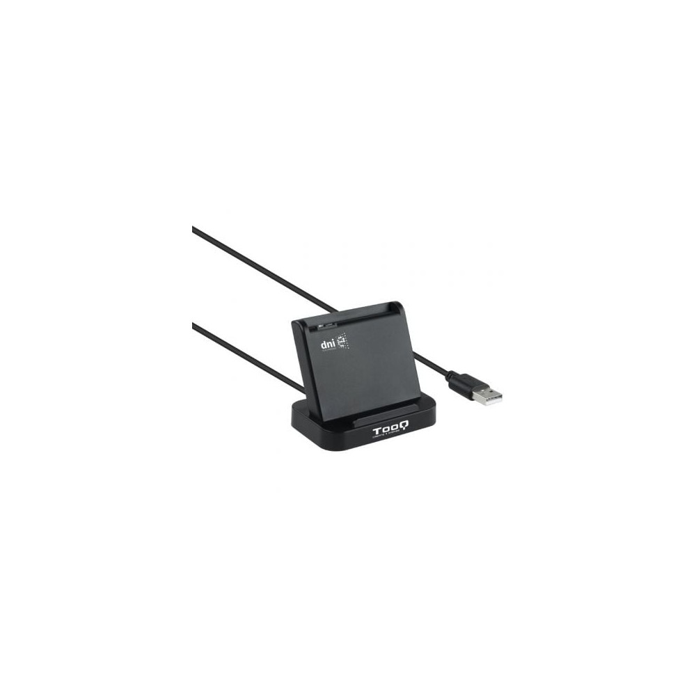 Lector de DNI TooQ TQR-220B/ USB 2.0/ Negro | Lectores DNI