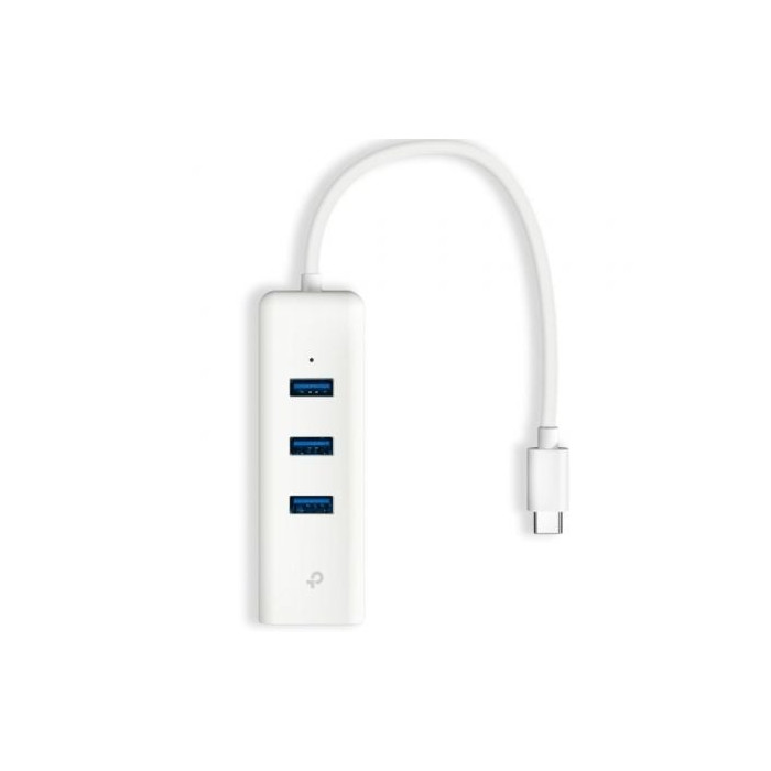 Hub USB Tipo-C 3.0 TP-Link UE330C/ 3xUSB/ 1xRJ45/ Blanco | Hubs USB