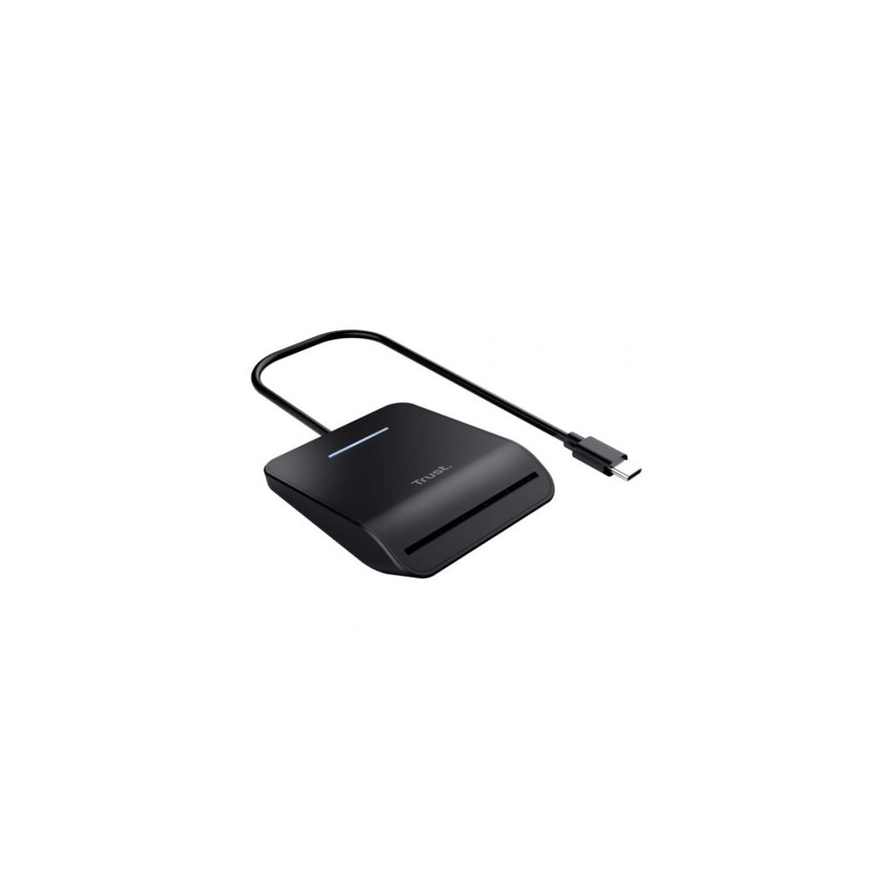 Lector de DNI Trust Primo 26061/ USB Tipo-C/ Negro | Lectores DNI