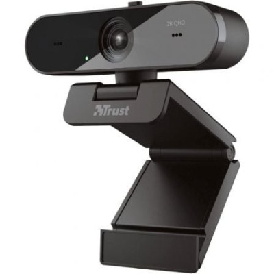 Webcam Trust TW-250/ Enfoque Automático/ 2560 x 1440 QHD | Webcams