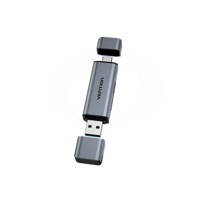 Lector de Tarjetas Externo Vention CLLH0/ USB 3.0/ USB Tipo-C | Lectores de Tarjetas