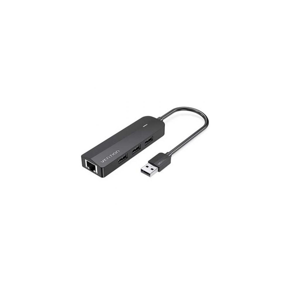 Hub USB 2.0 Vention CHPBB/ 3xUSB/ 1xMicro USB PD/ 1xRJ45 | Hubs USB