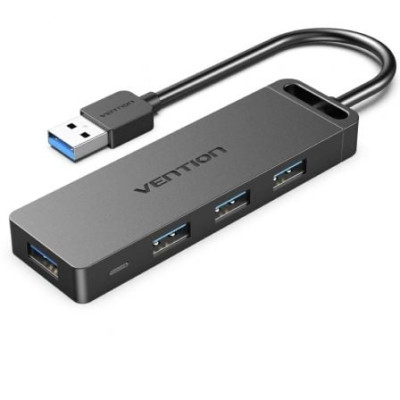 Hub USB 3.0 Vention CHLBB/ 4xUSB/ 1xMicroUSB PD | Hubs USB