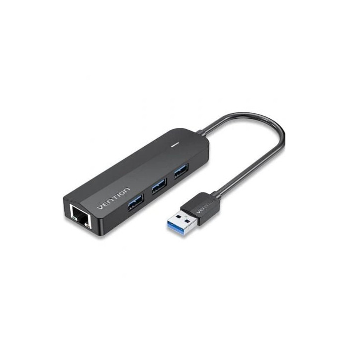Hub USB 3.0 Vention CHNBB/ RJ45/ 3xUSB/ 1xMicroUSB PD | Hubs USB