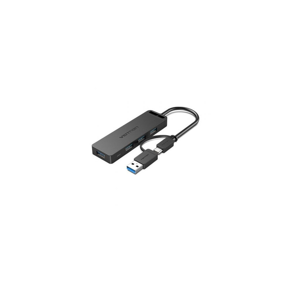 Hub USB 3.0 y Tipo-C Vention CHTBB/ 4xUSB/ USB Tipo-C PD | Hubs USB