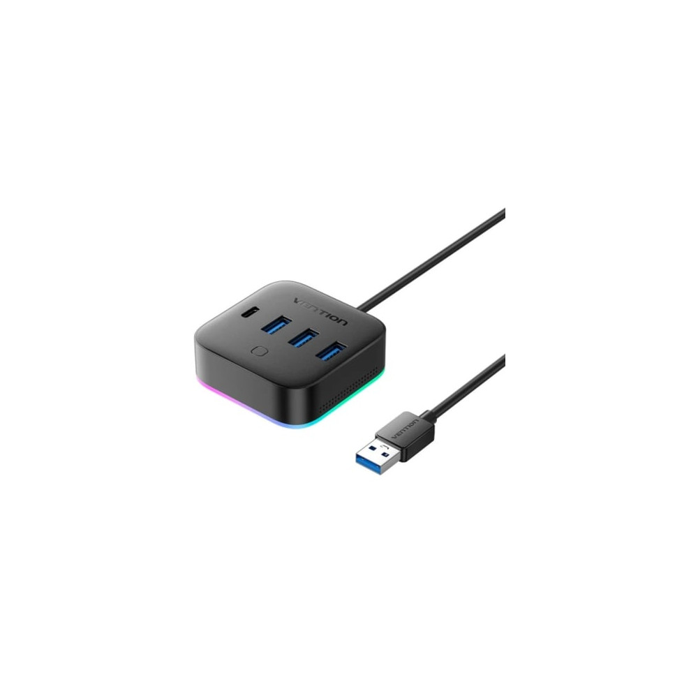 Hub USB 3.0 Vention CHZBC/ 3xUSB/ 1xUSB Tipo-C/ 1xUSB Tipo-C PD | Hubs USB