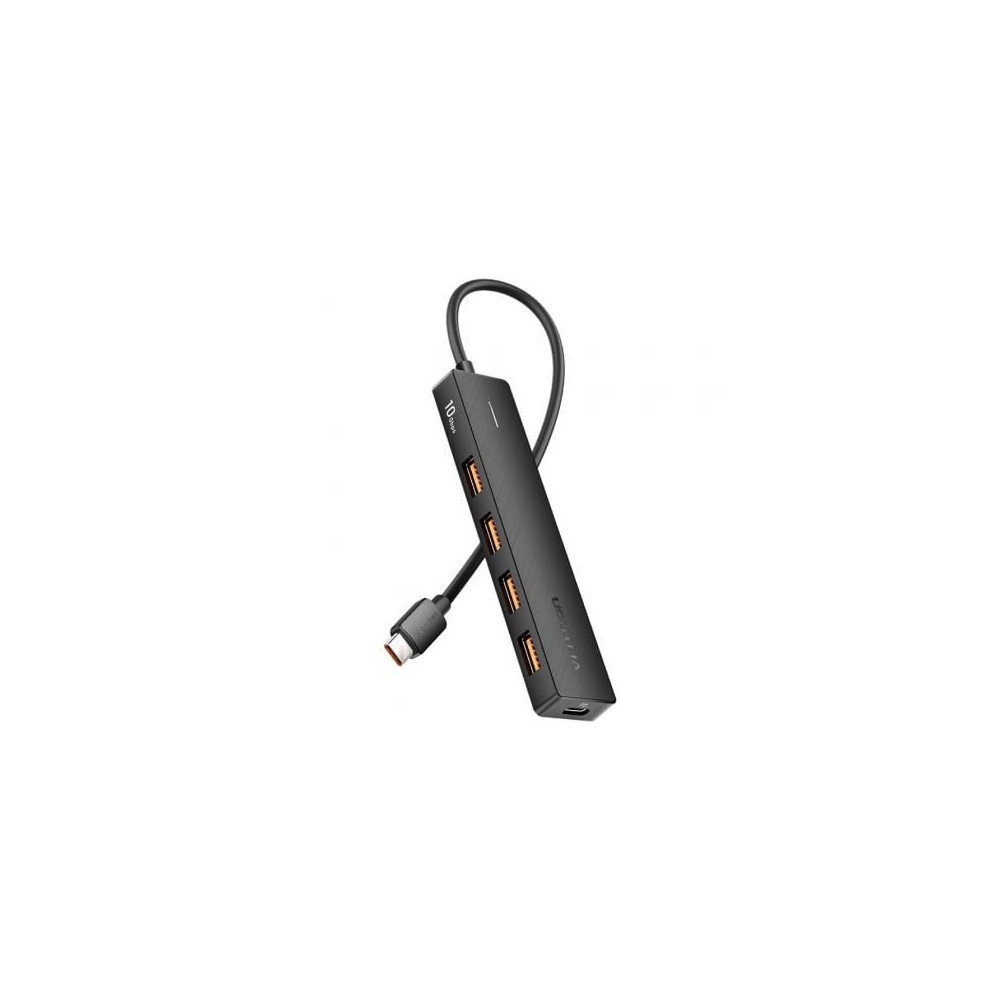 Hub USB Tipo-C 3.2 Vention CKCBB/ 4xUSB/ 1xUSB Tipo-C PD | Hubs USB