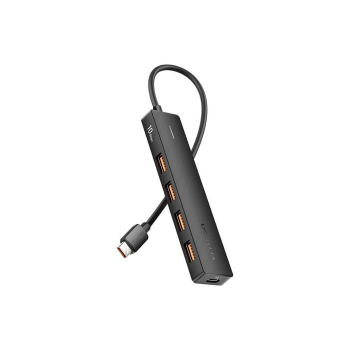 Hub USB Tipo-C 3.2 Vention CKCBB/ 4xUSB/ 1xUSB Tipo-C PD | Hubs USB