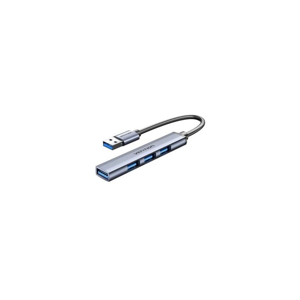 Hub USB 3.0 Vention CKOHB/ 4xUSB/ Gris | Hubs USB