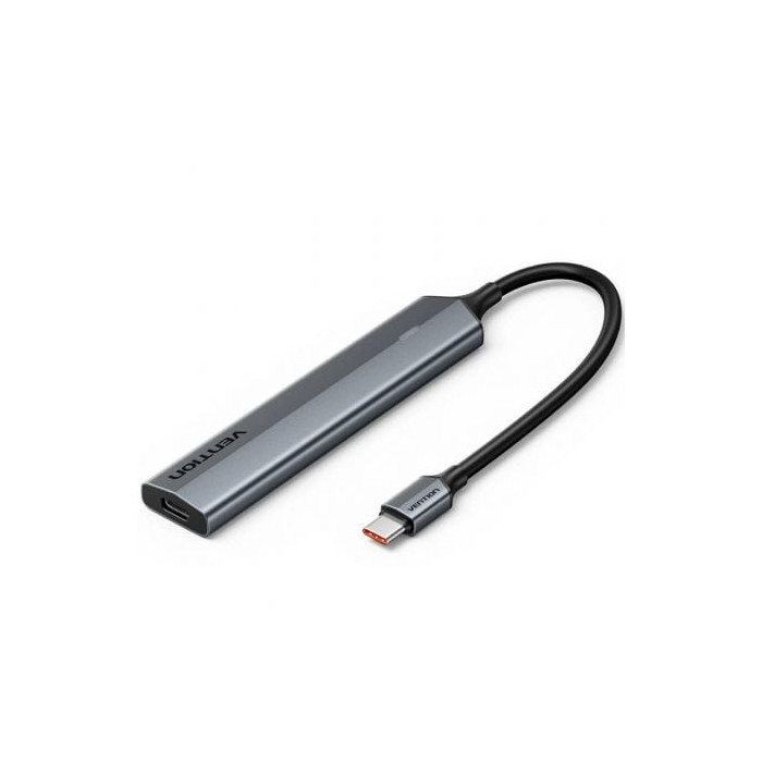 Hub USB Tipo-C 3.2 Vention CKYHB/ 4xUSB Tipo-C/ 1xUSB Tipo-C PD | Hubs USB