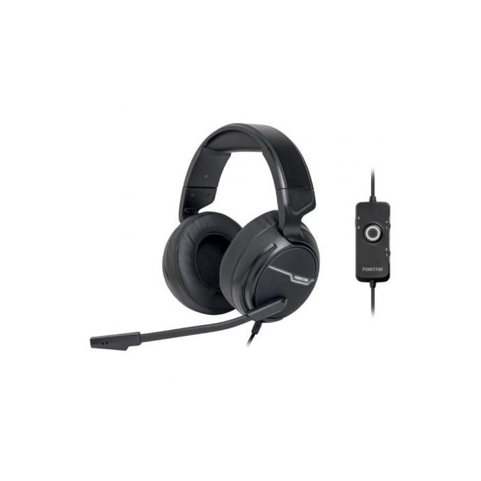 Auriculares Gaming con Micrófono Fonestar WIN-U/ USB/ Negros | Auriculares y Micrófonos